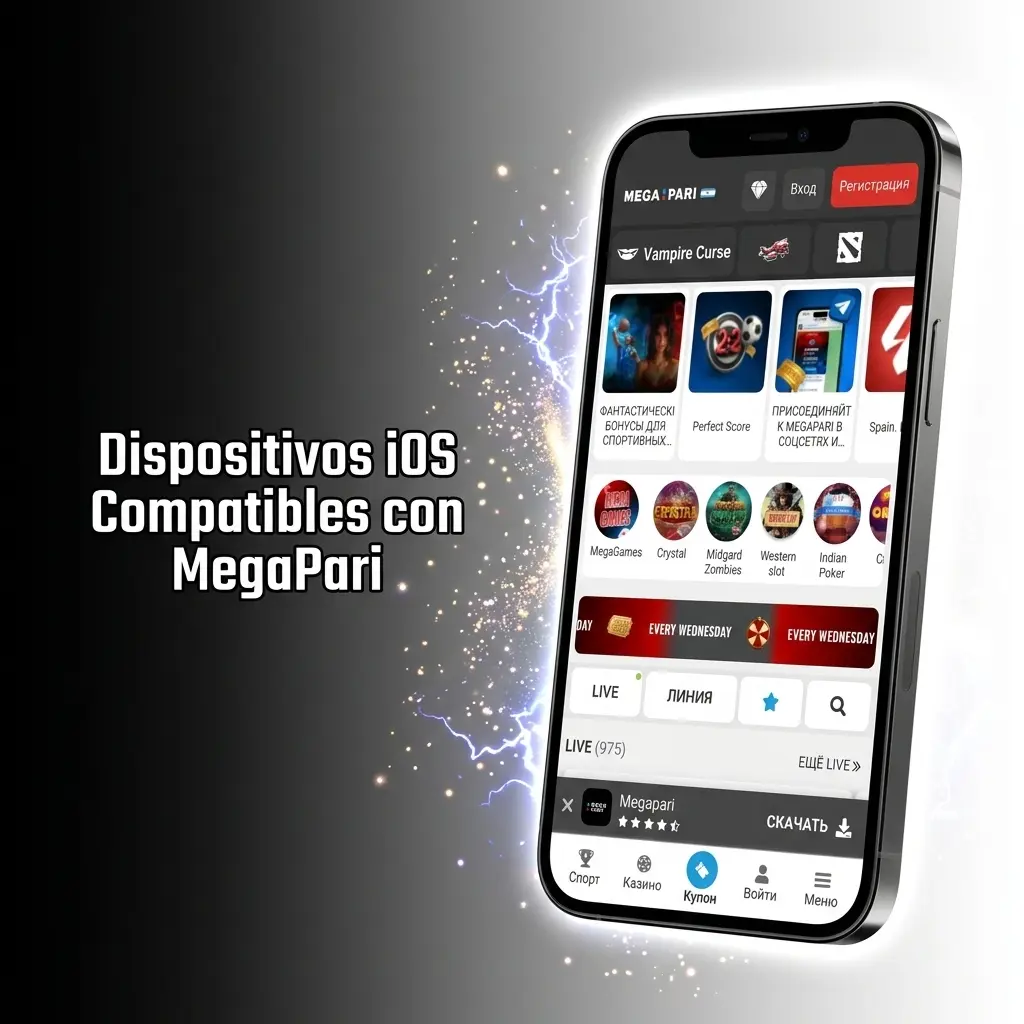 Dispositivos iOS compatibles con la app MegaPari, desde iPhone X hasta la serie 15