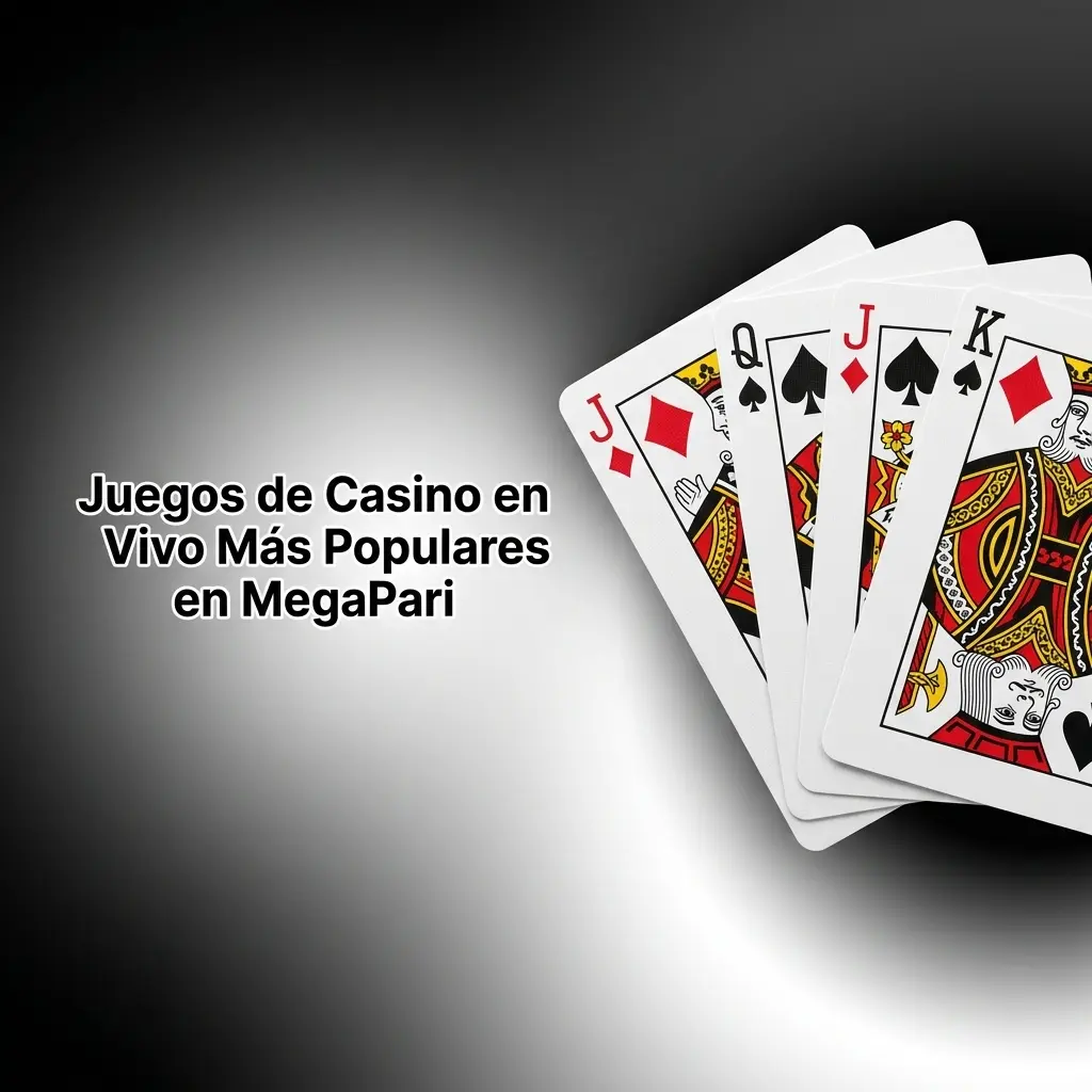 Juegos de casino en vivo más populares en MegaPari con ruleta, bacará y game shows de Evolution y Pragmatic Play