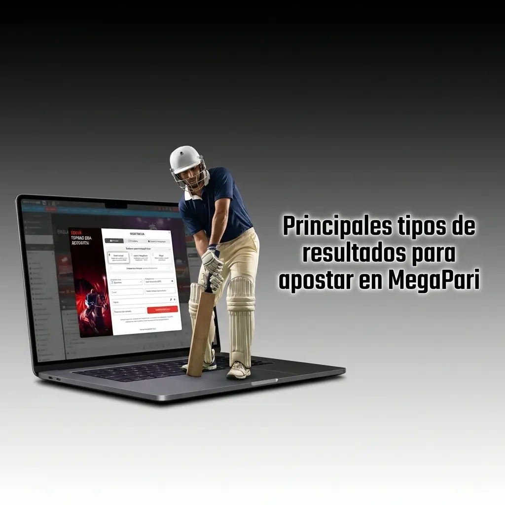 Tipos de resultados para apostar en MegaPari: 1X2, Más/Menos, hándicap asiático y ambos equipos marcan.