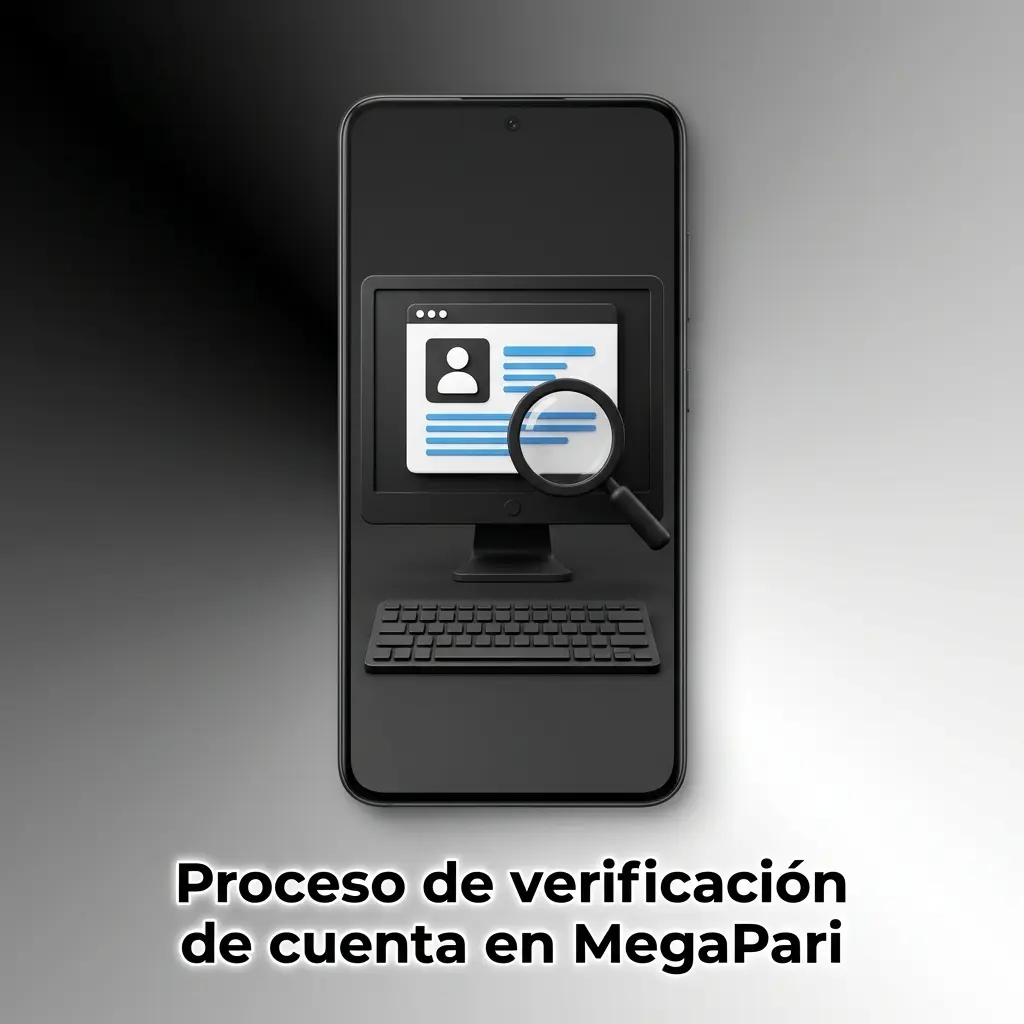 Proceso de verificación de cuenta en MegaPari: confirmá tu identidad con documentos para habilitar retiros y apuestas sin restricciones.